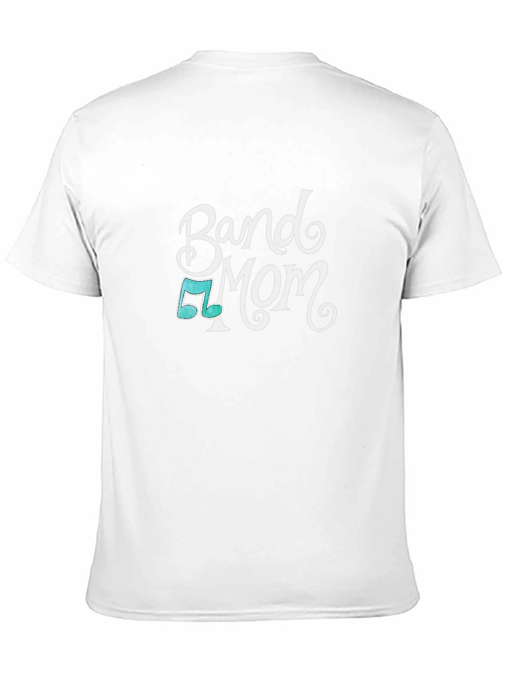 Band Mom T-Shirt - Black Music Note Graphic