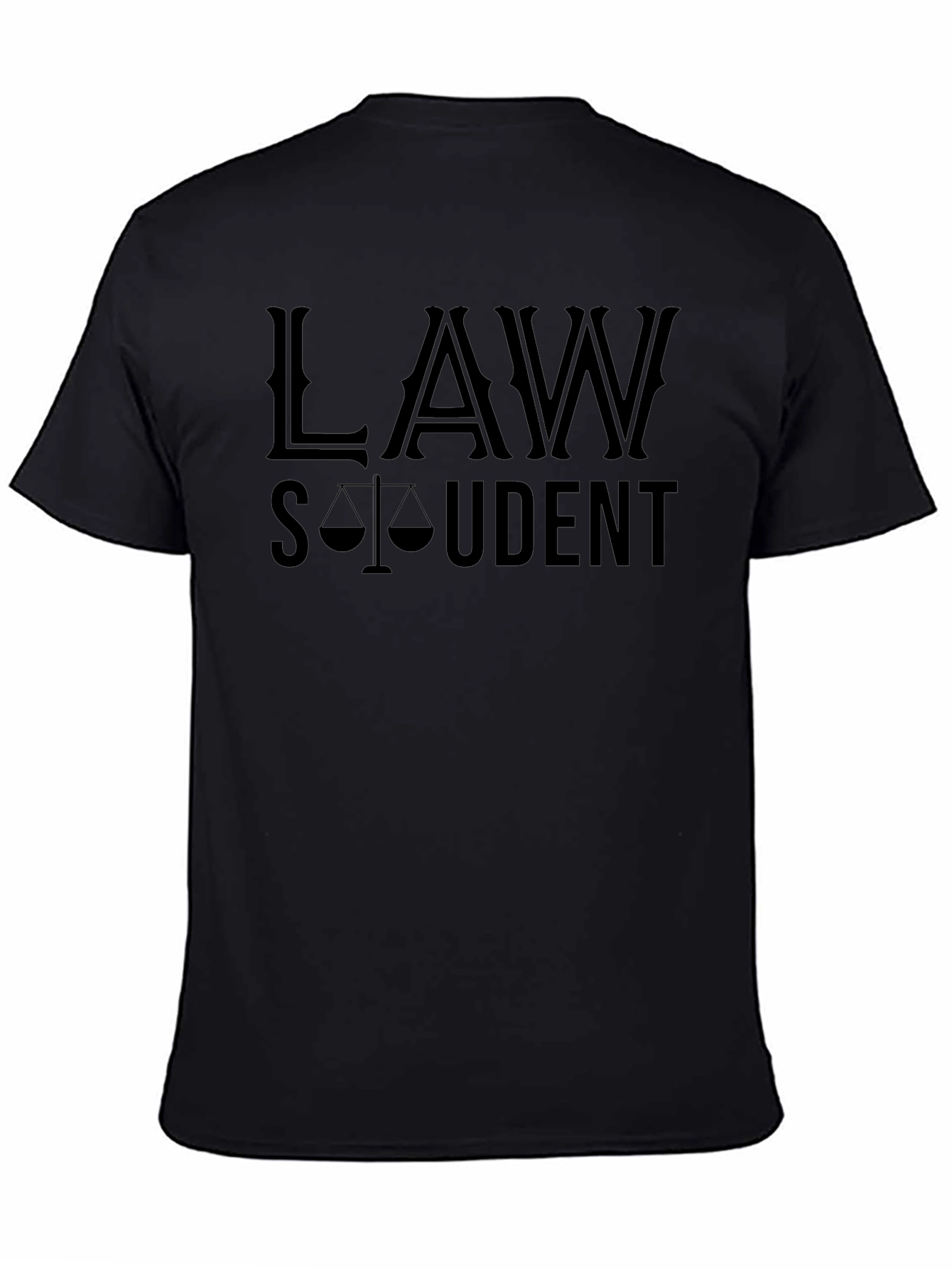 Law Student T-Shirt - Black Tee