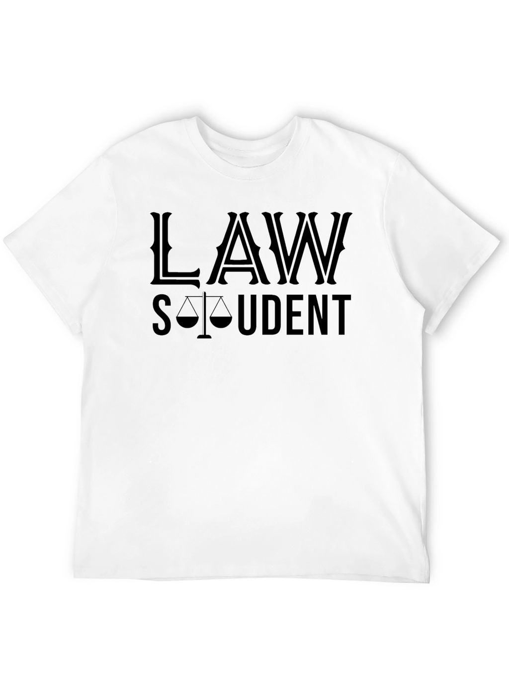 Law Student T-Shirt - Black Tee
