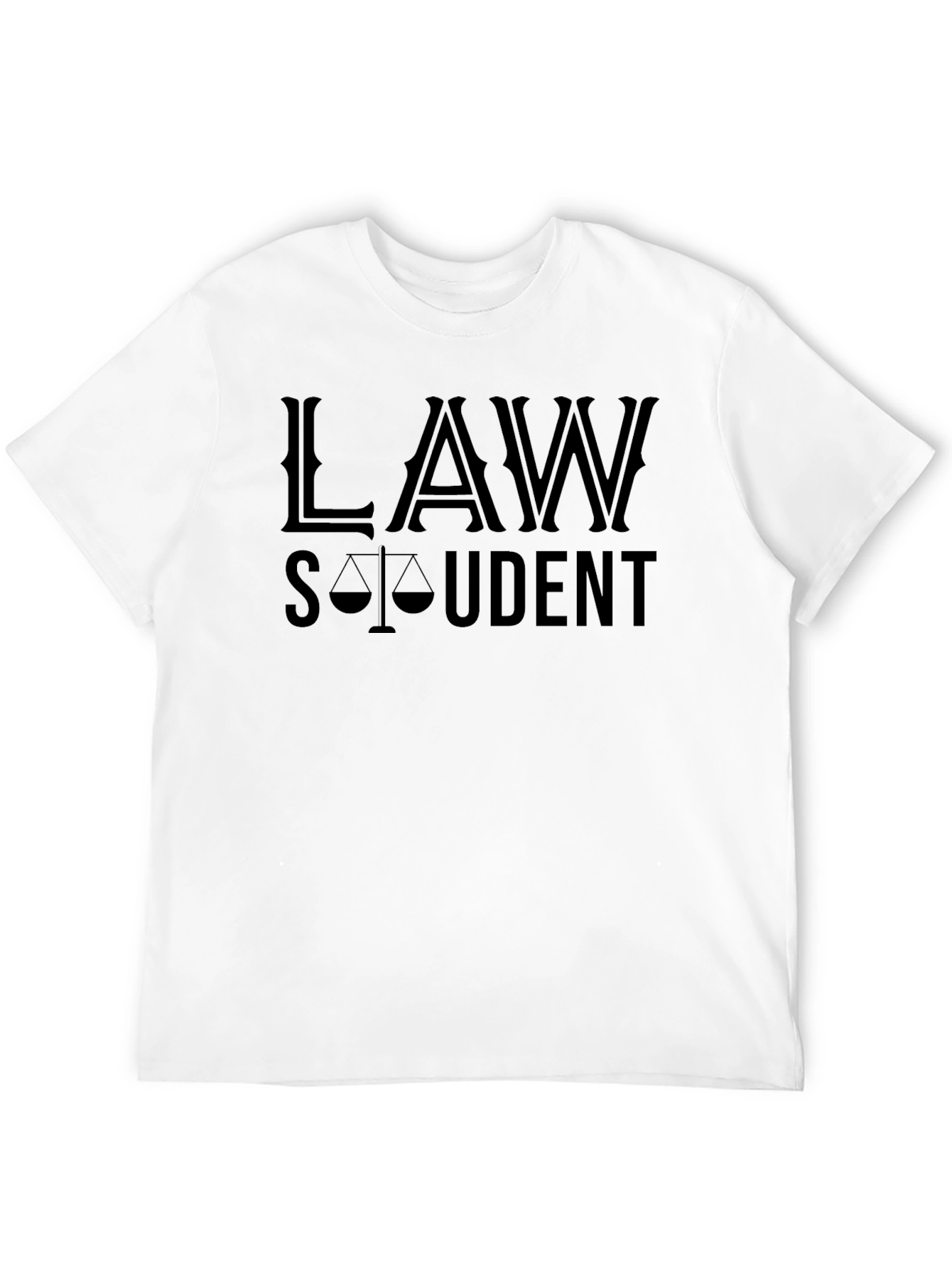 Law Student T-Shirt - Black Tee
