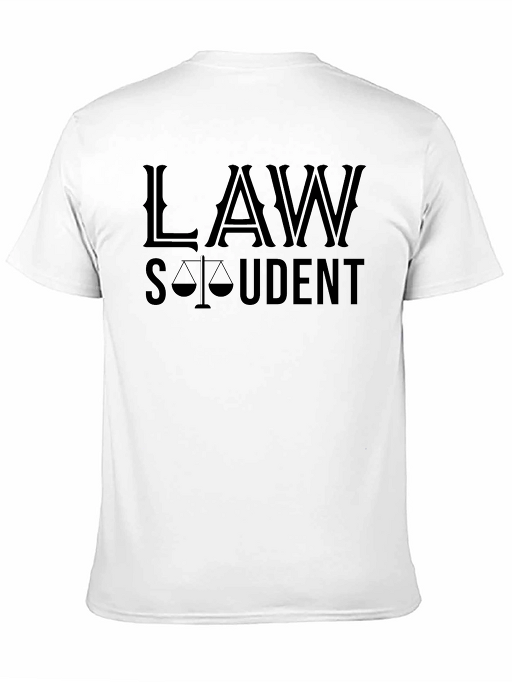 Law Student T-Shirt - Black Tee