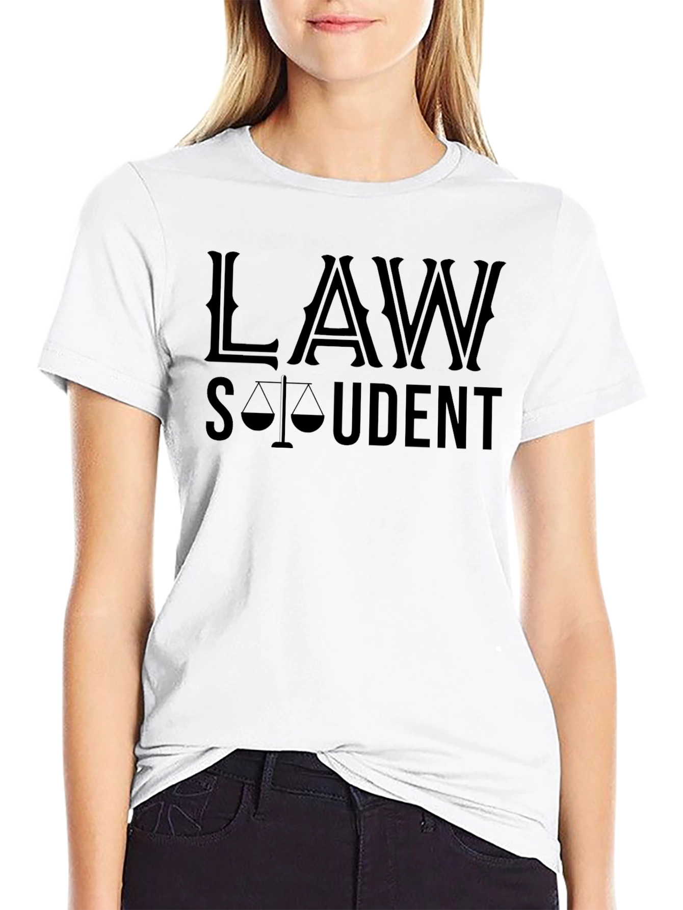 Law Student T-Shirt - Black Tee