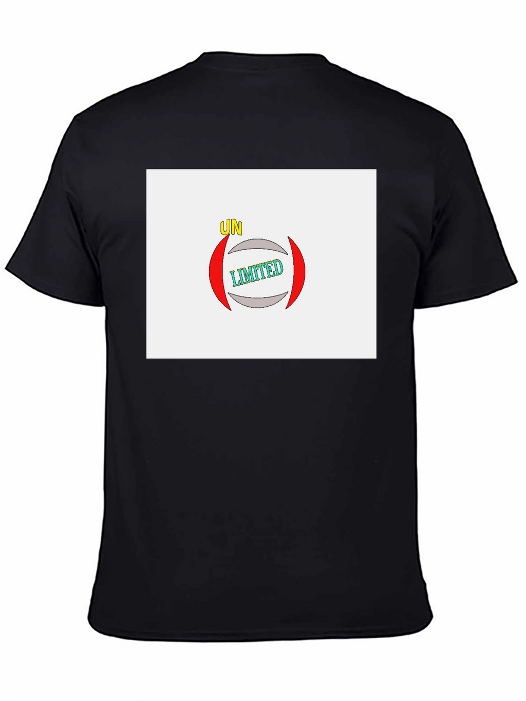 Unlimited Graphic Print Black T-Shirt