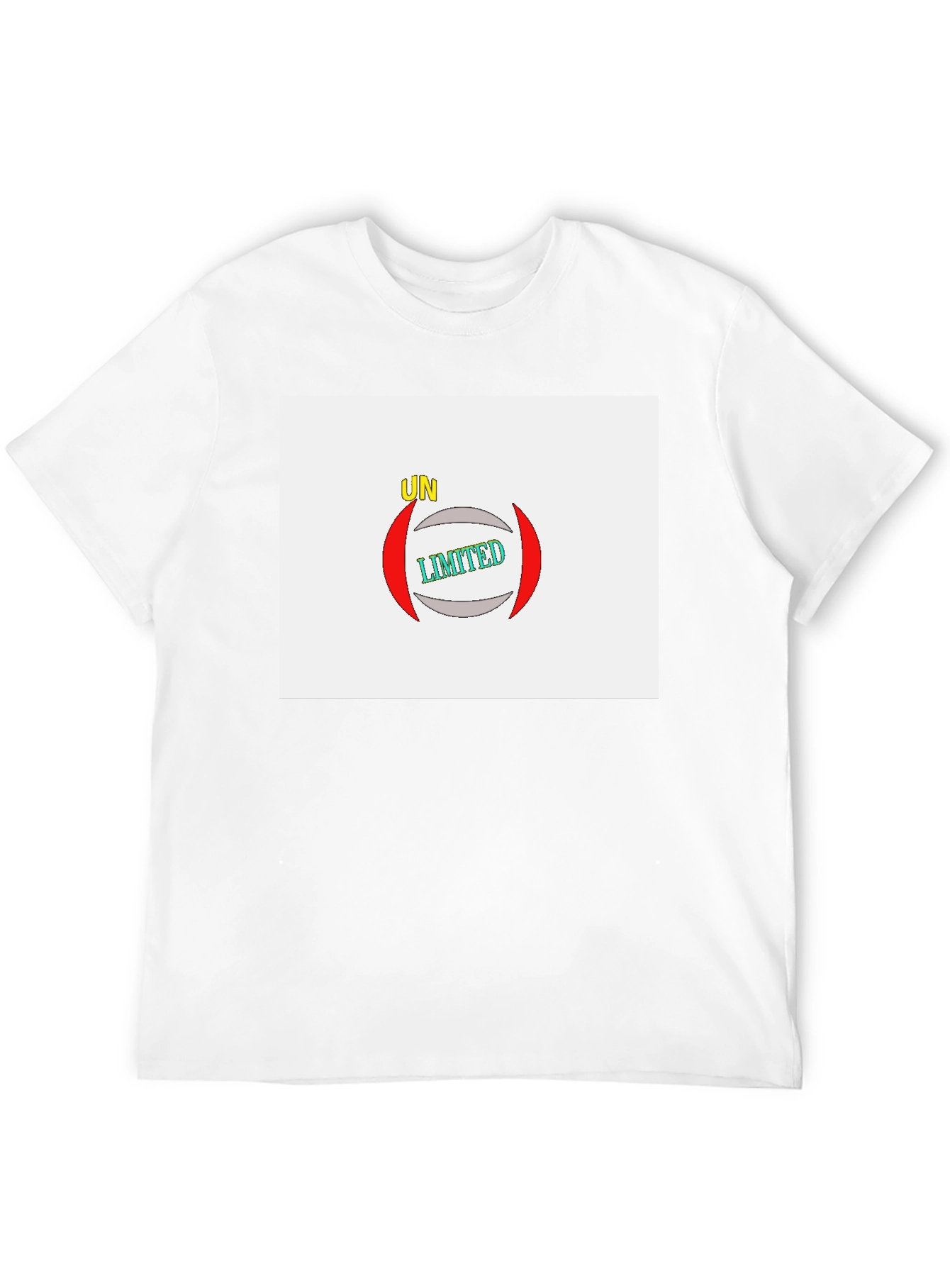 Unlimited Graphic Print Black T-Shirt