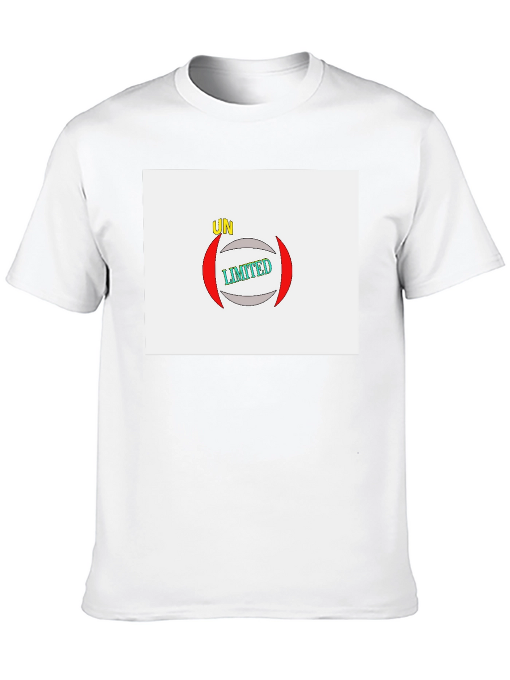 Unlimited Graphic Print Black T-Shirt