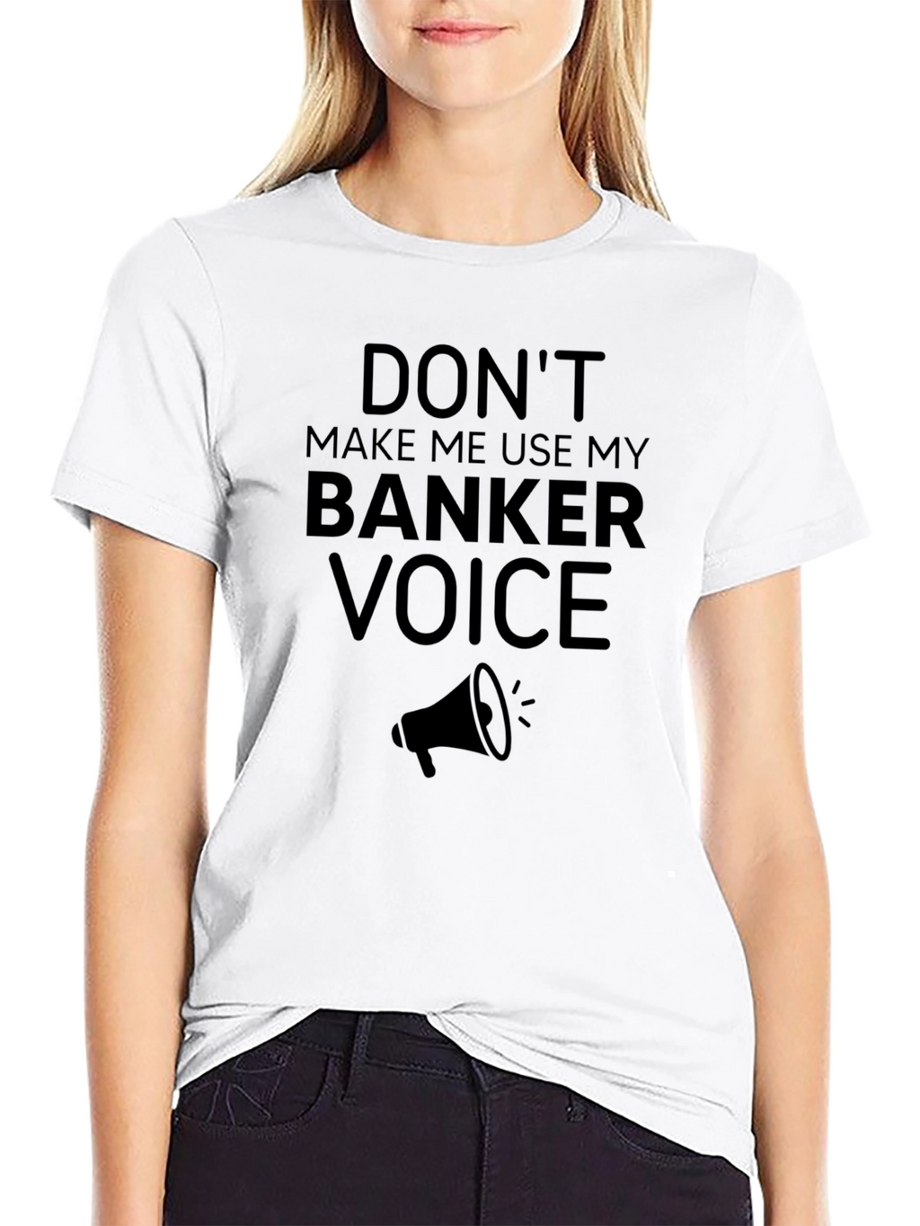 Banker Voice T-Shirt - Funny Banker Gift
