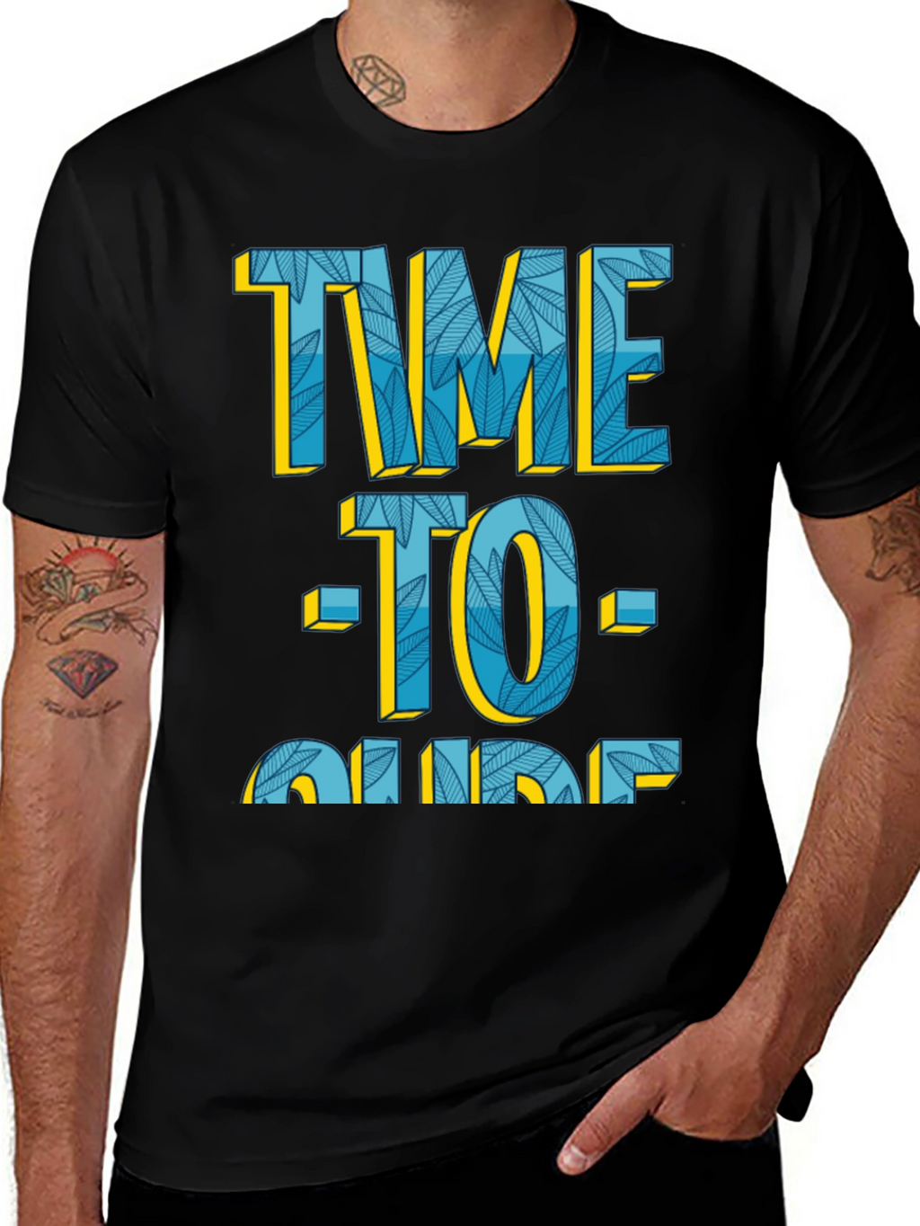 Time to Cruise Graphic Tee - Black