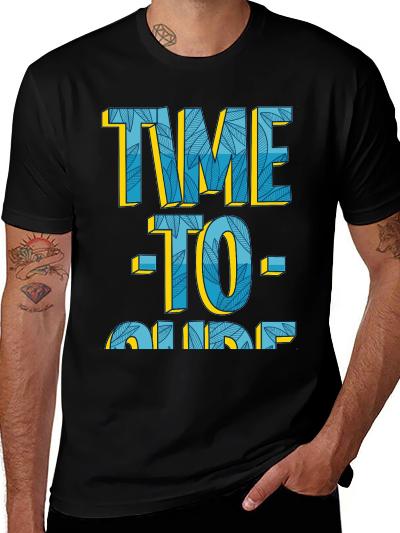 Time to Cruise Graphic Tee - Black