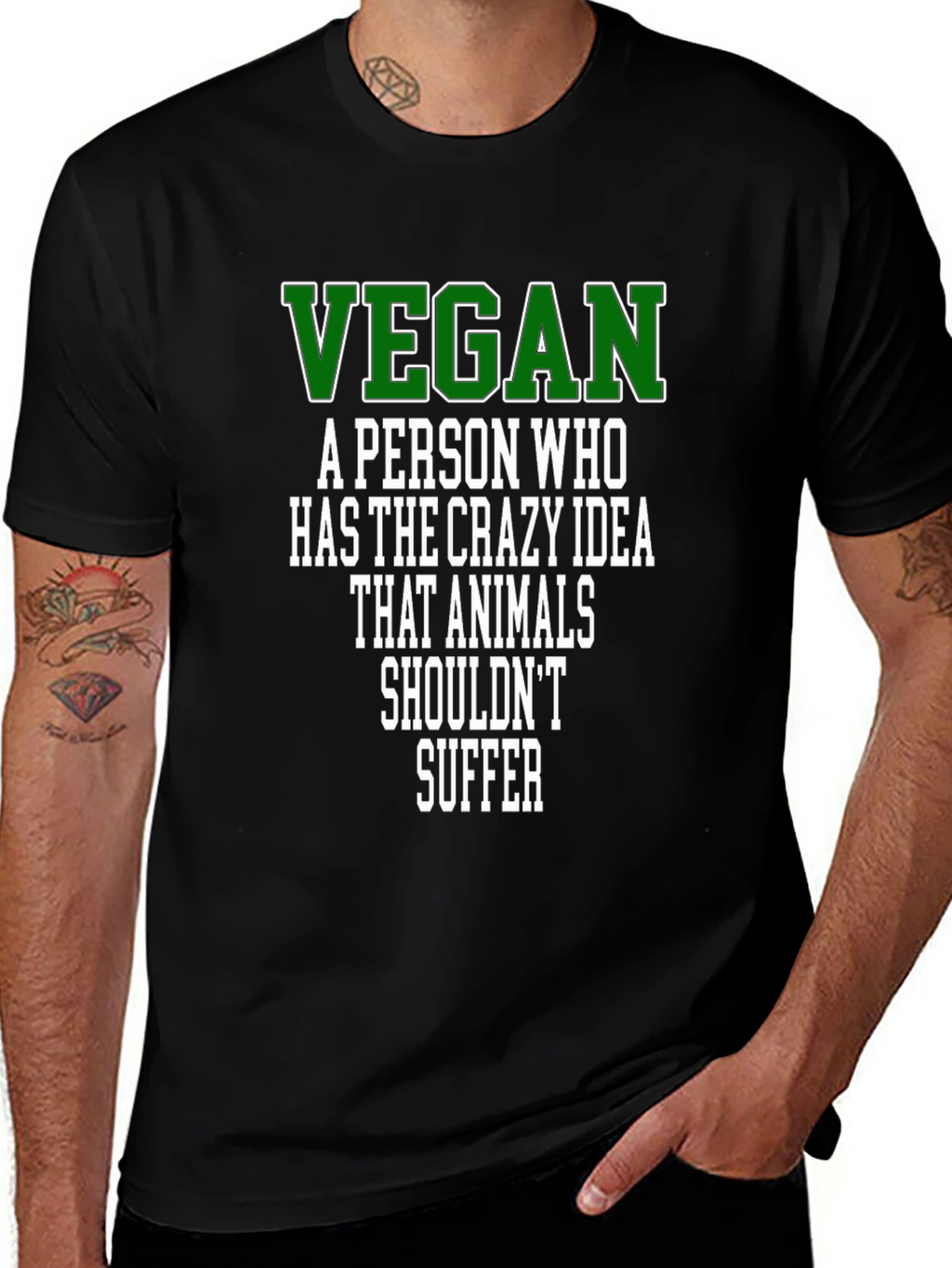 Vegan Definition Graphic Tee - Animal Rights T-Shirt