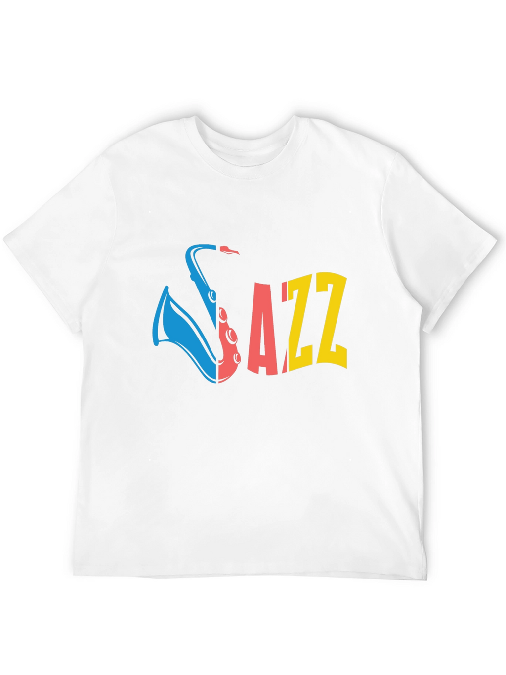JAZZ Saxophone Graphic T-Shirt - Black