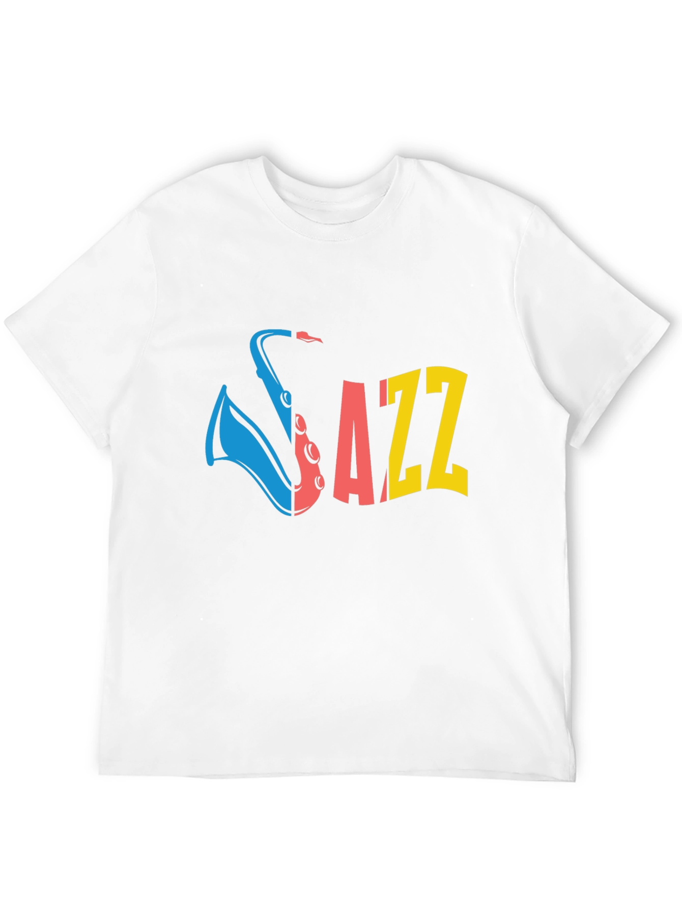 JAZZ Saxophone Graphic T-Shirt - Black