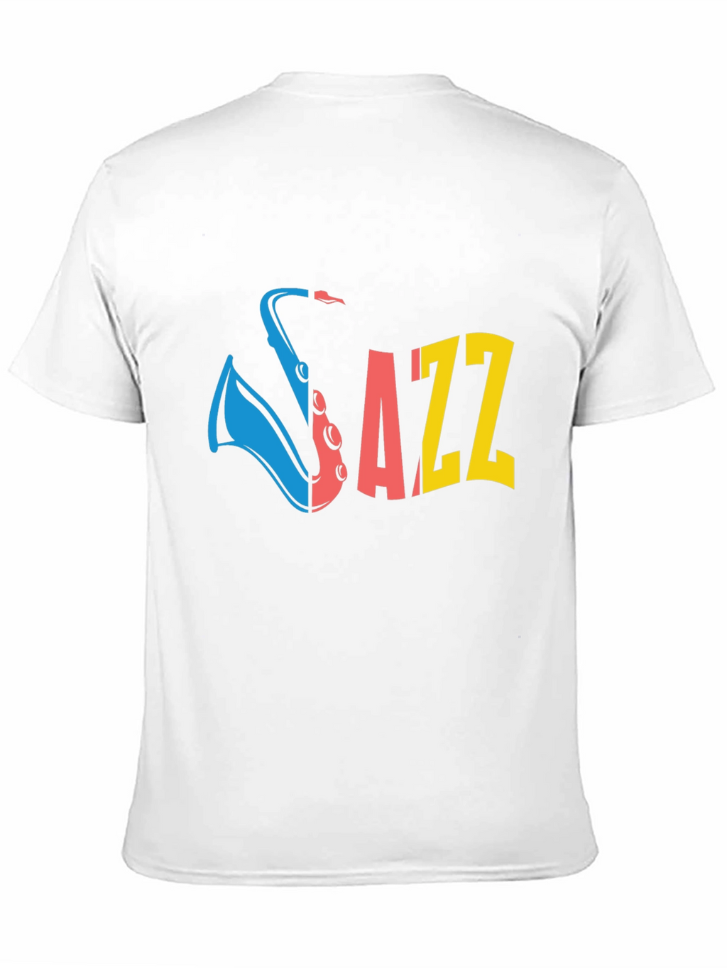 JAZZ Saxophone Graphic T-Shirt - Black