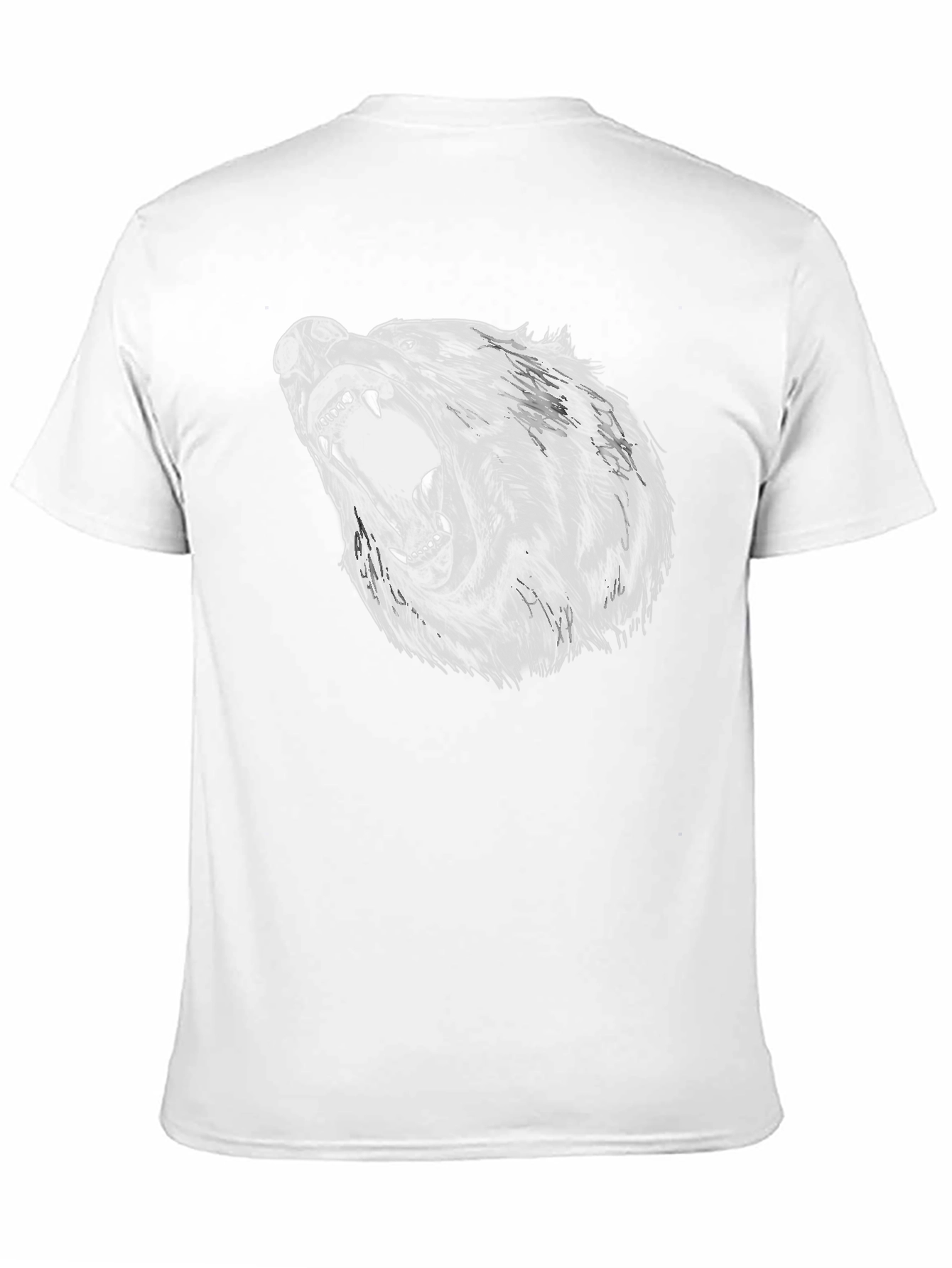 Bold Bear Graphic Black T-Shirt