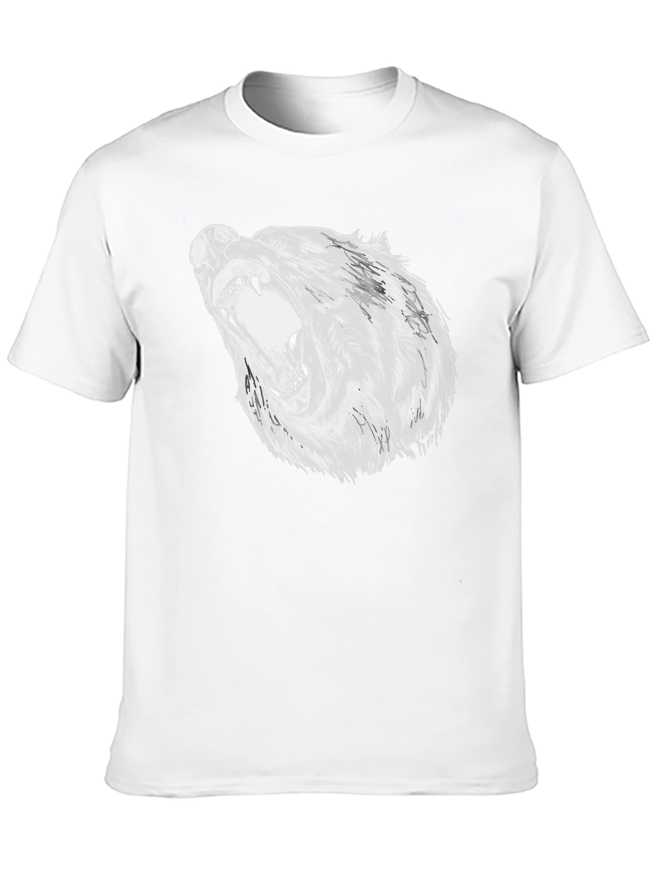 Bold Bear Graphic Black T-Shirt