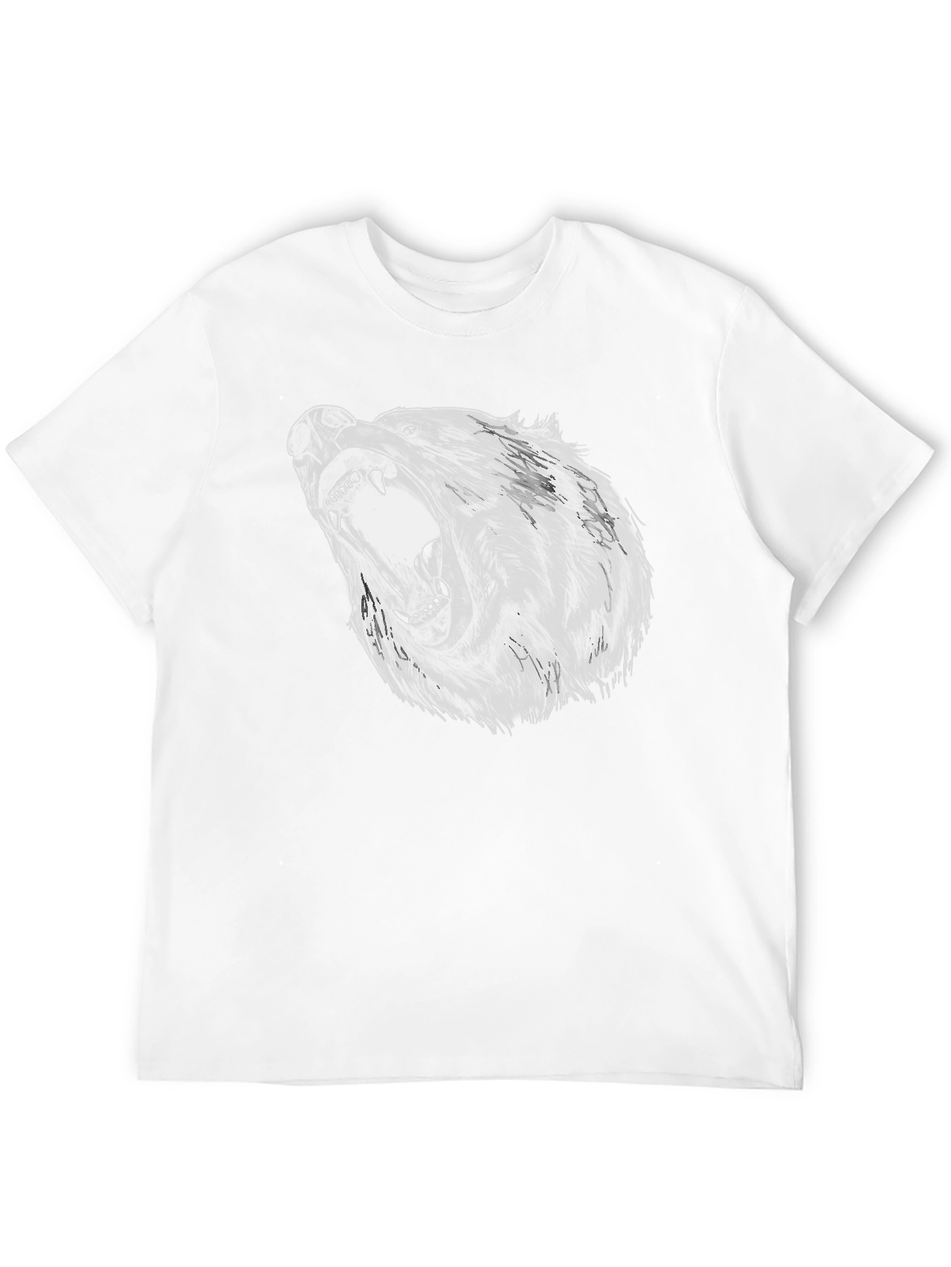 Bold Bear Graphic Black T-Shirt