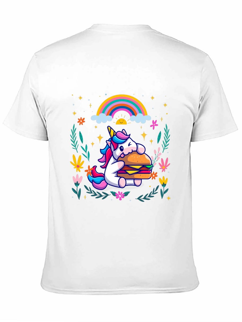 Unicorn Burger Graphic Tee