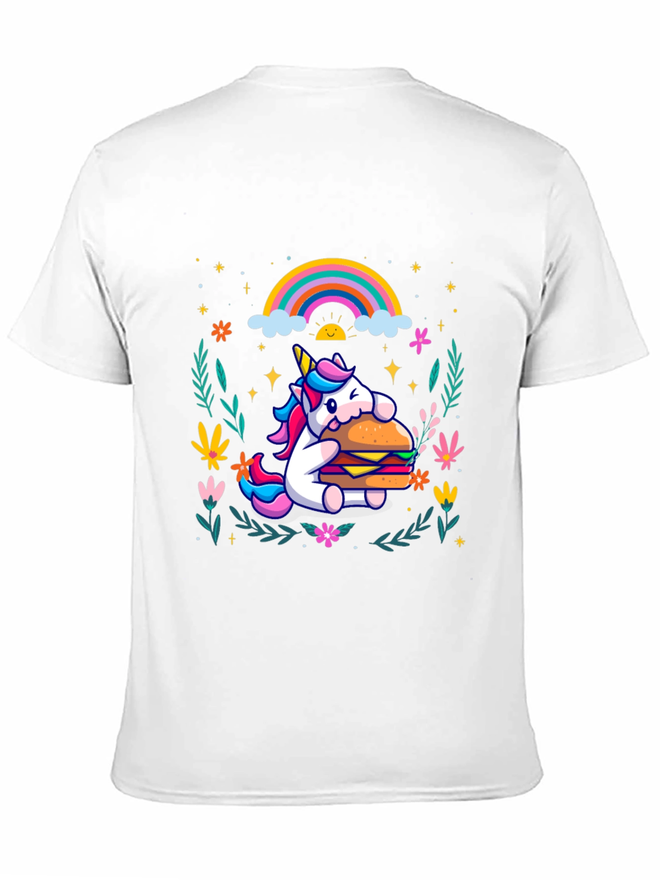 Unicorn Burger Graphic Tee