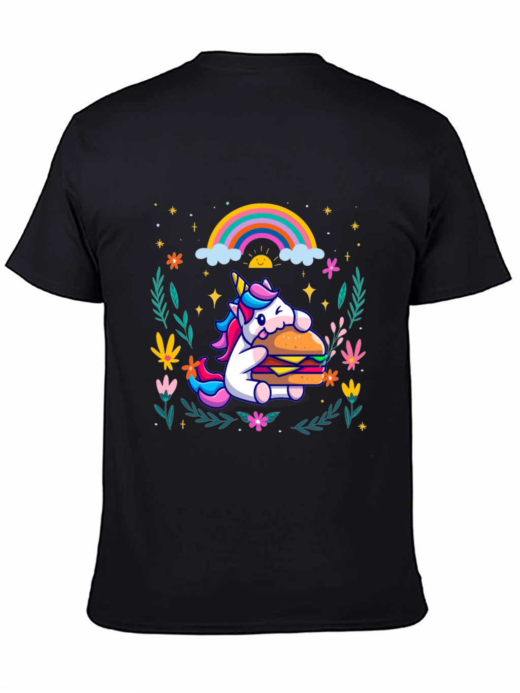 Unicorn Burger Graphic Tee