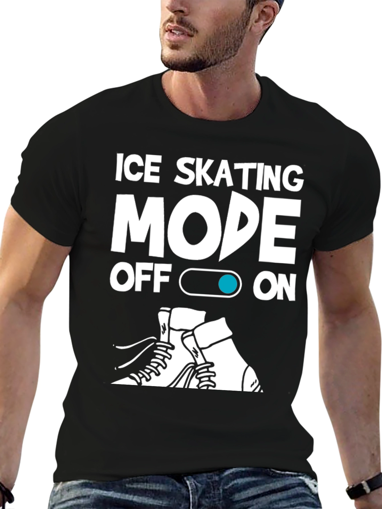 Ice Skating Mode On T-Shirt