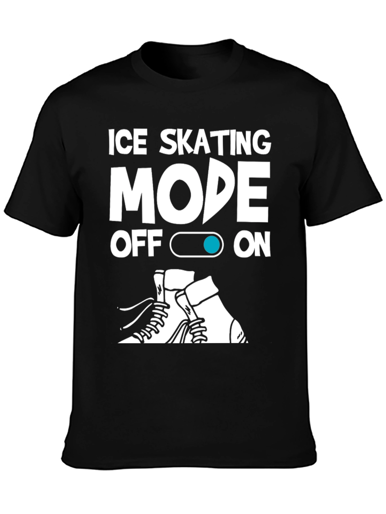 Ice Skating Mode On T-Shirt