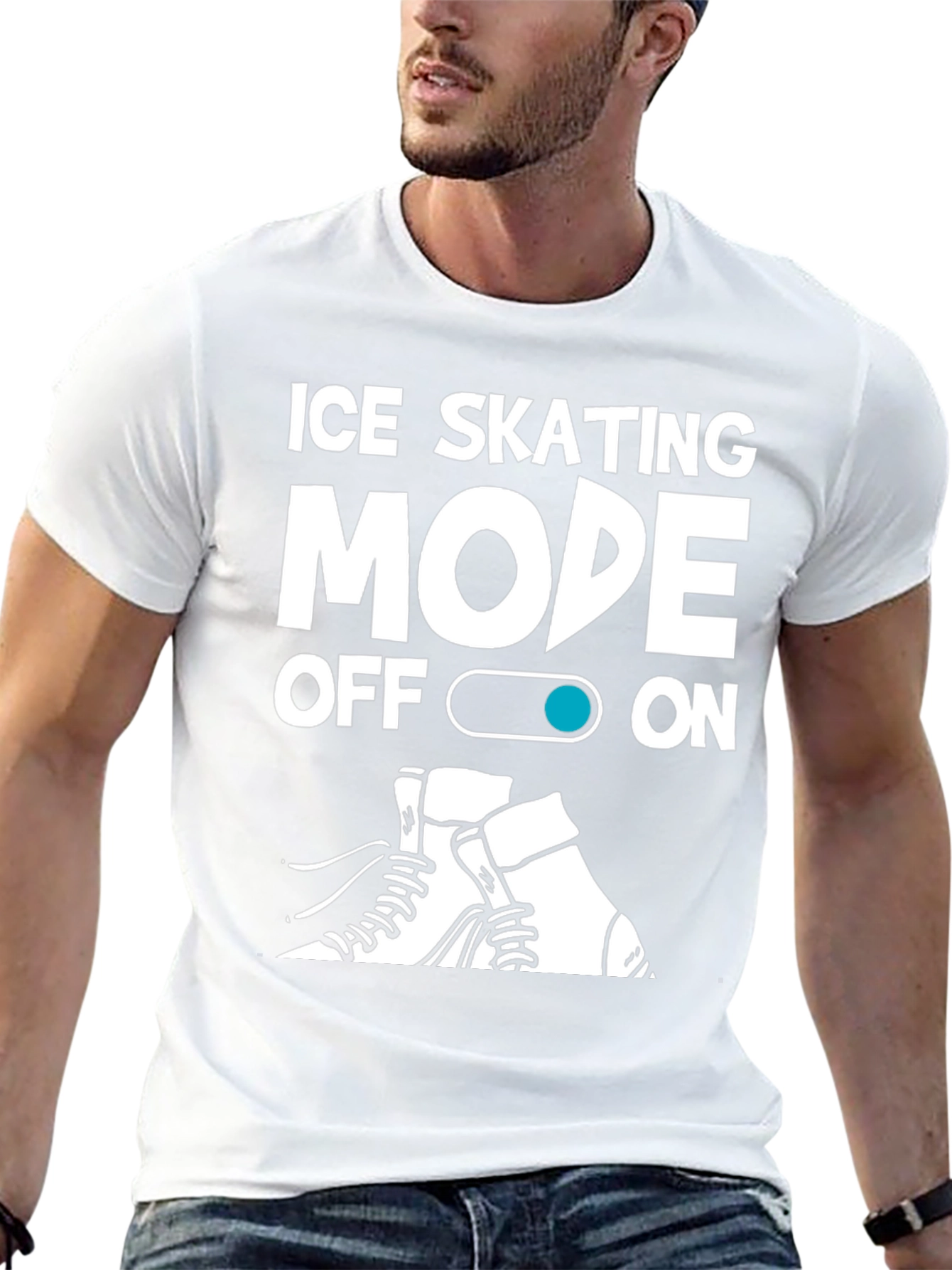 Ice Skating Mode On T-Shirt