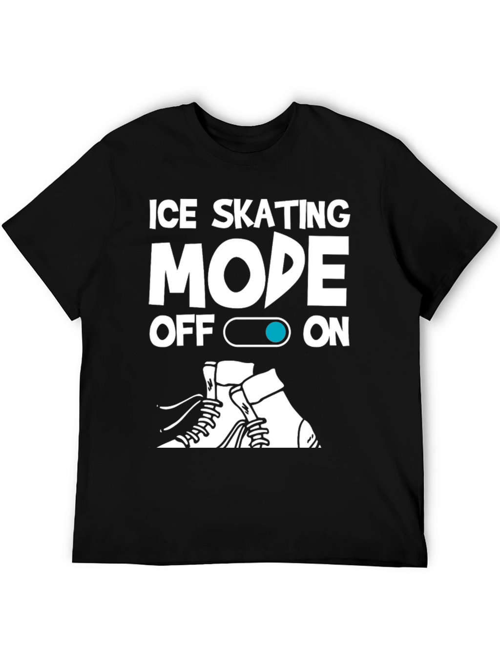 Ice Skating Mode On T-Shirt