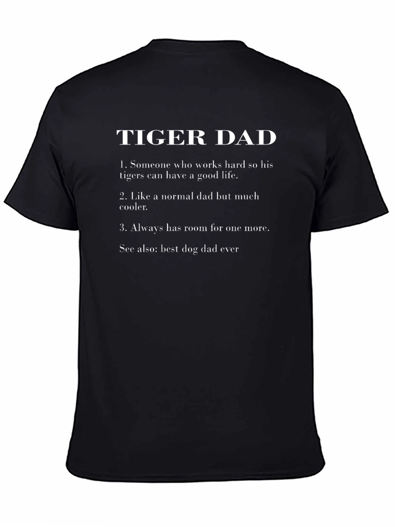 Tiger Dad Graphic T-Shirt - Cool Fathers Day Tee