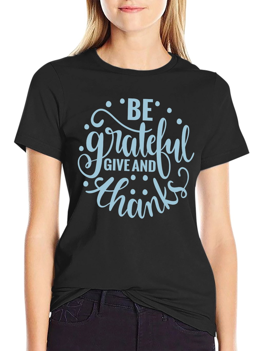 Grateful Graphic T-Shirt - Stylish Black Tee