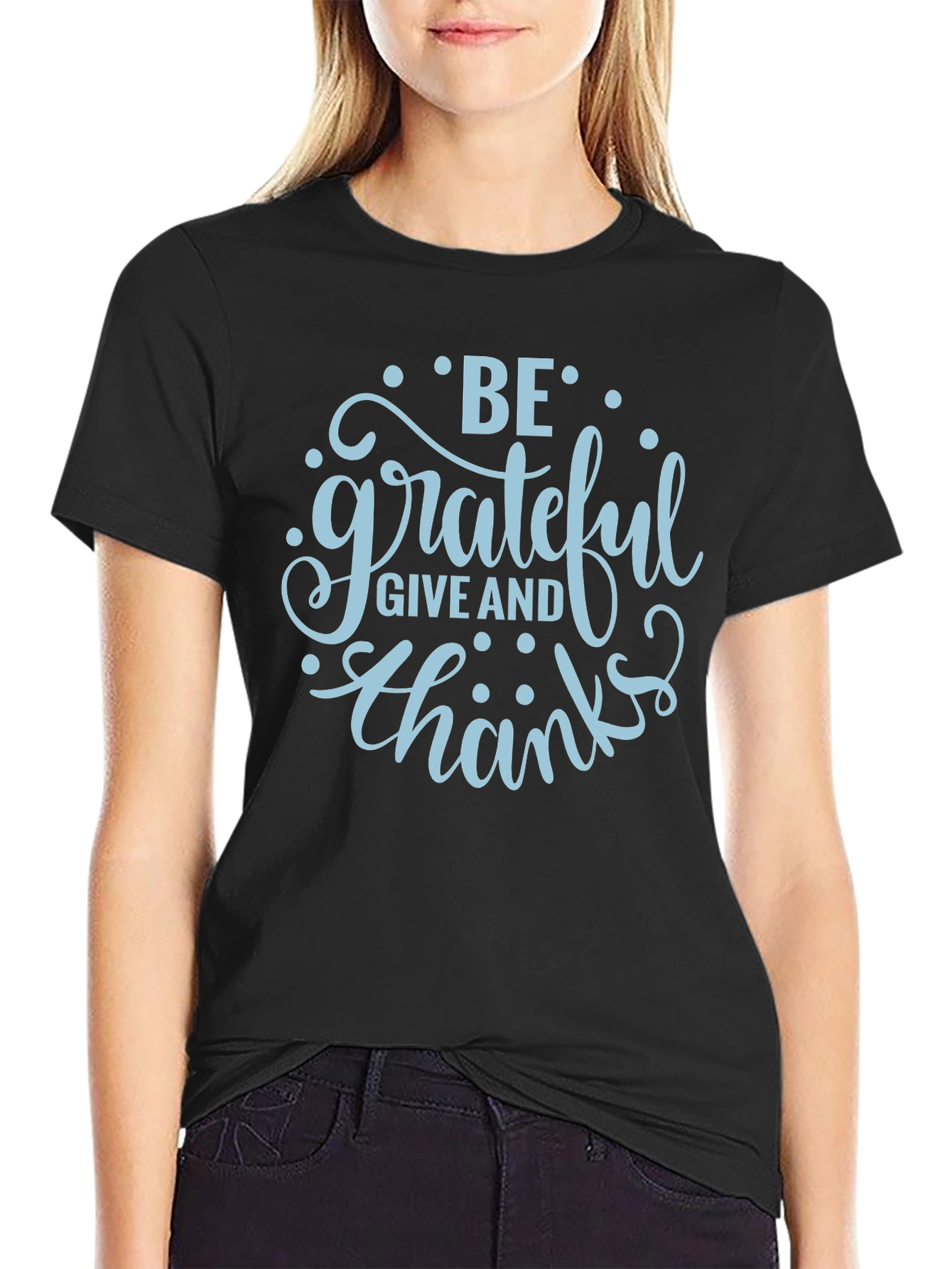 Grateful Graphic T-Shirt - Stylish Black Tee