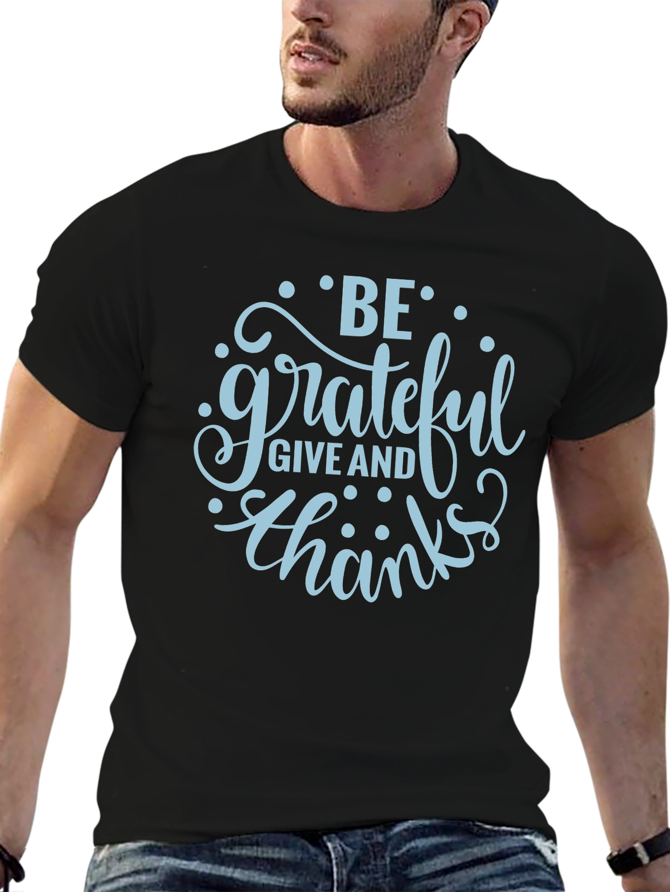 Grateful Graphic T-Shirt - Stylish Black Tee