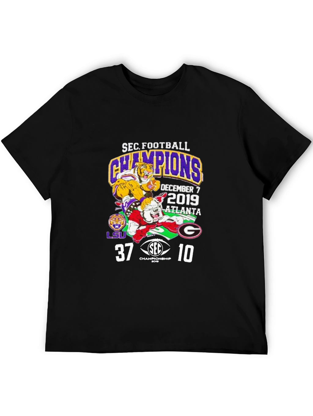 SEC Football Champions LSU Tigers Shirt