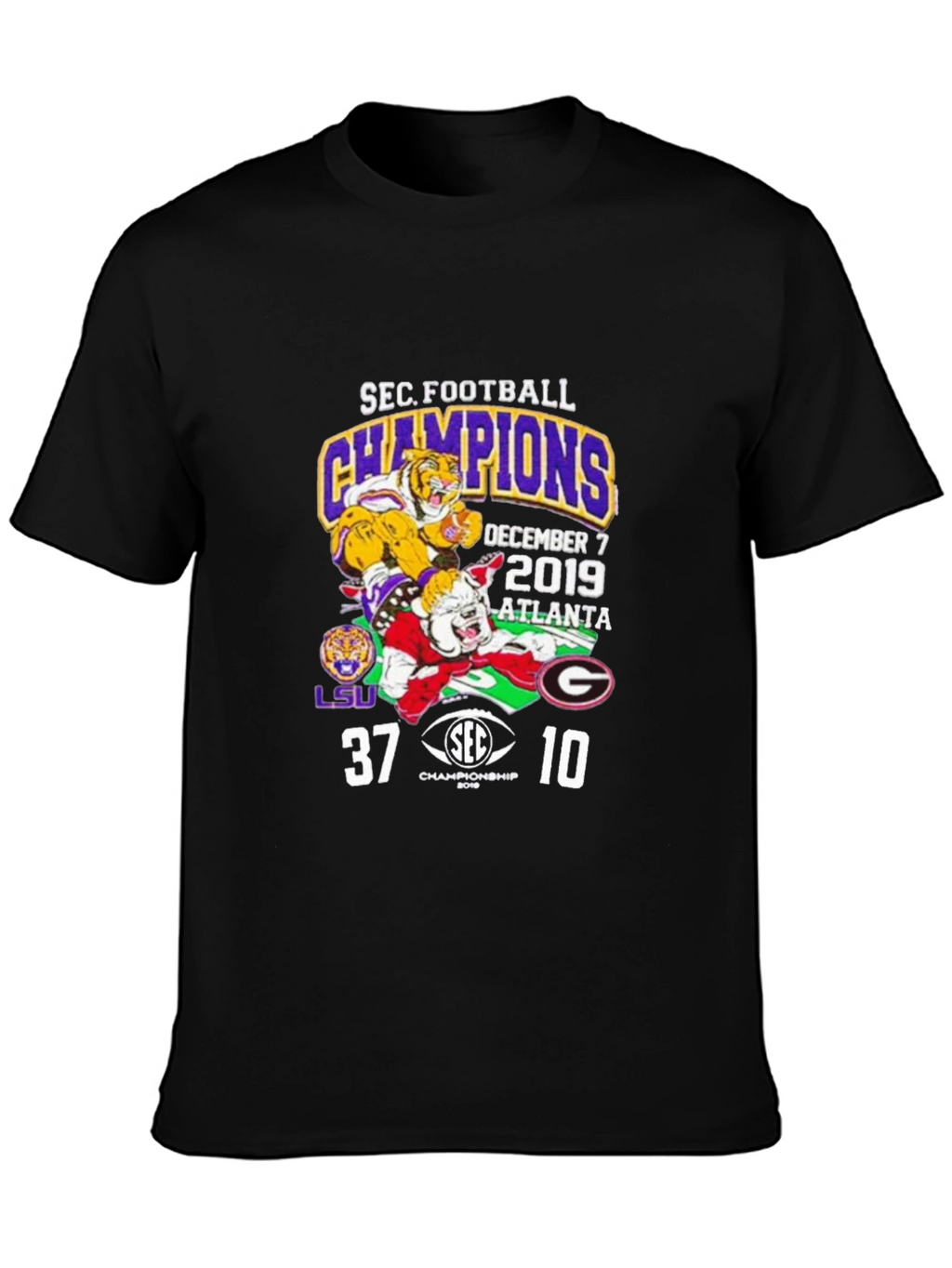SEC Football Champions LSU Tigers Shirt