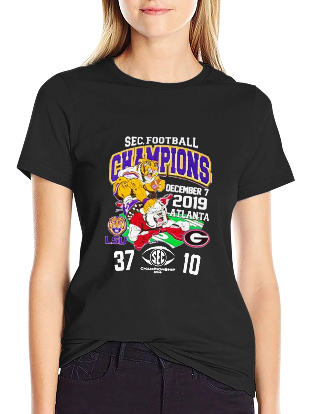 SEC Football Champions LSU Tigers Shirt