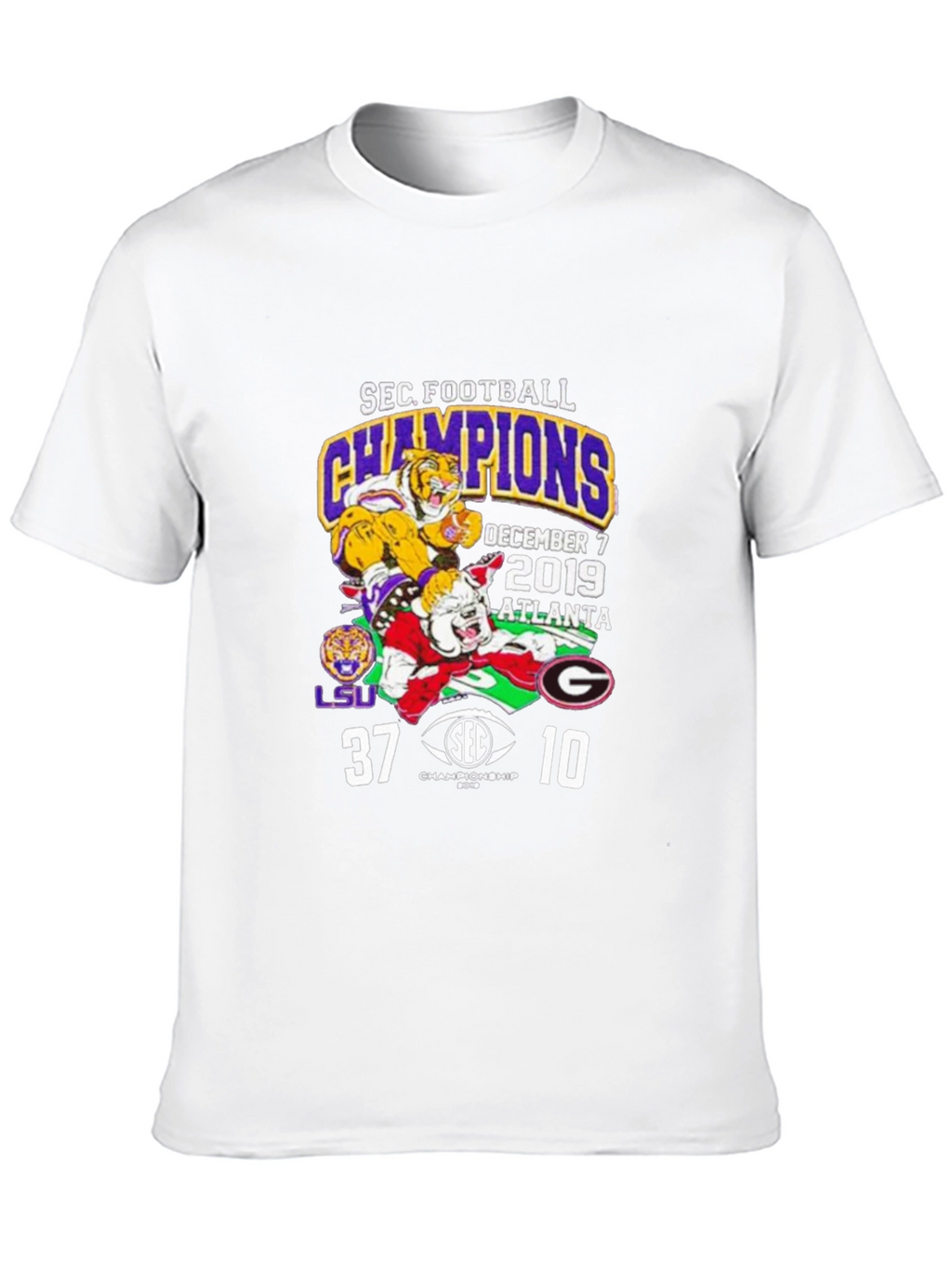 SEC Football Champions LSU Tigers Shirt