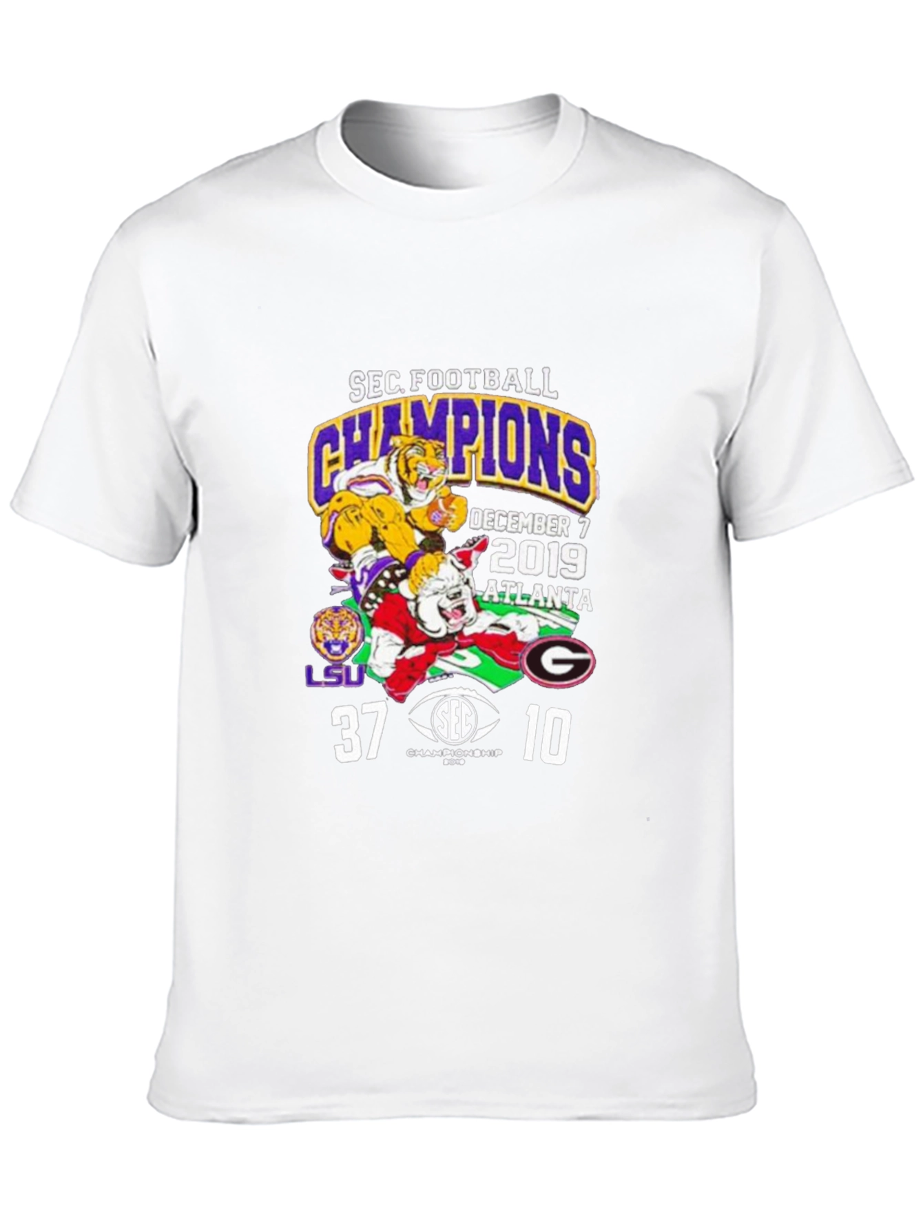 SEC Football Champions LSU Tigers Shirt