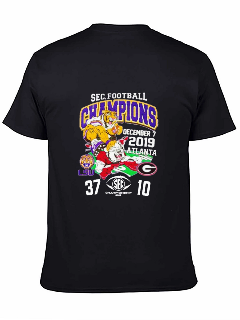 SEC Football Champions LSU Tigers Shirt