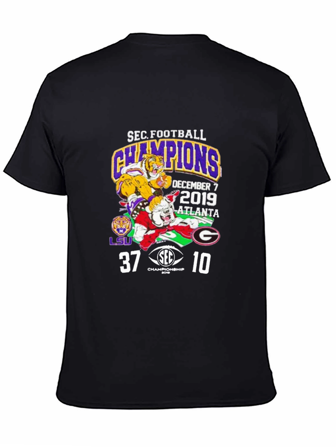 SEC Football Champions LSU Tigers Shirt
