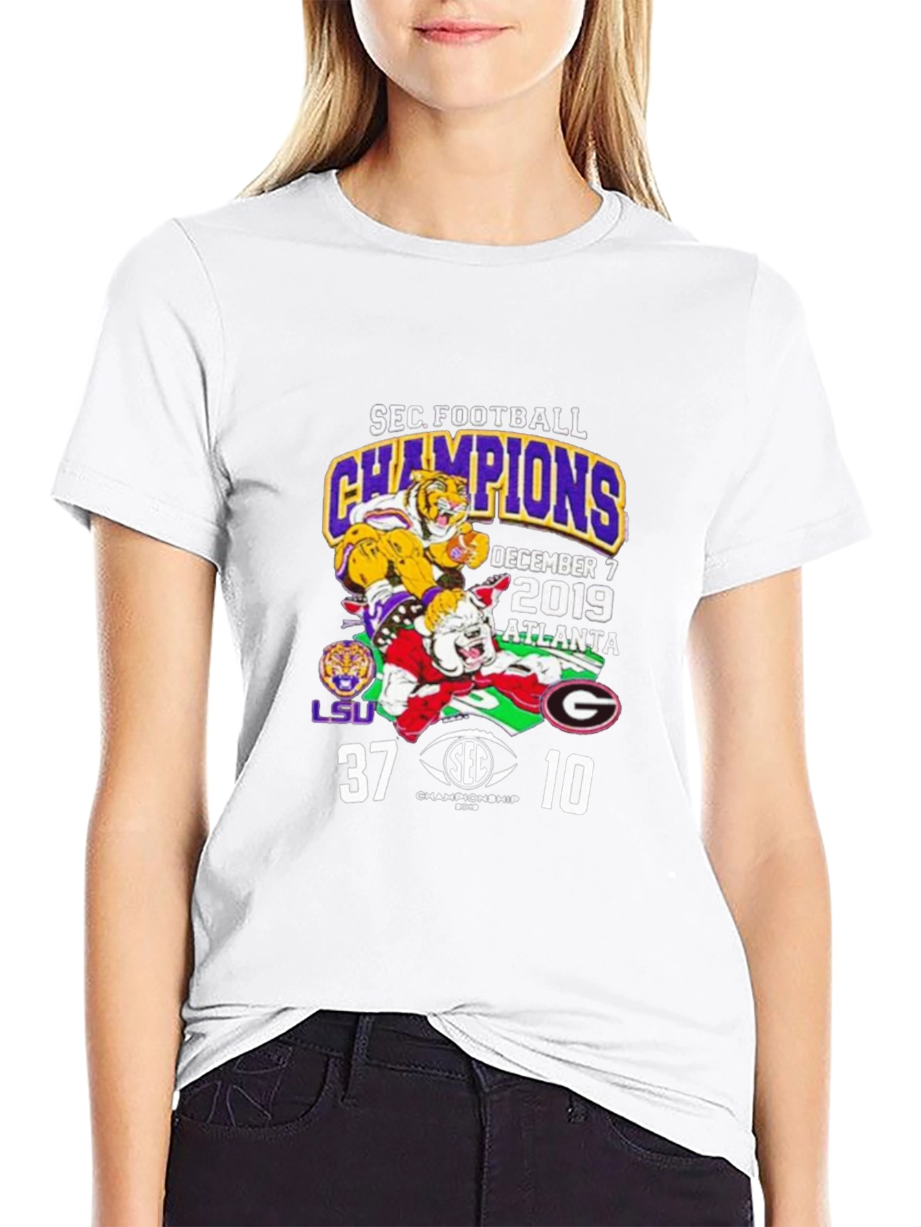 SEC Football Champions LSU Tigers Shirt