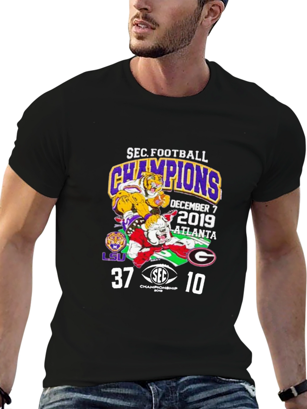 SEC Football Champions LSU Tigers Shirt