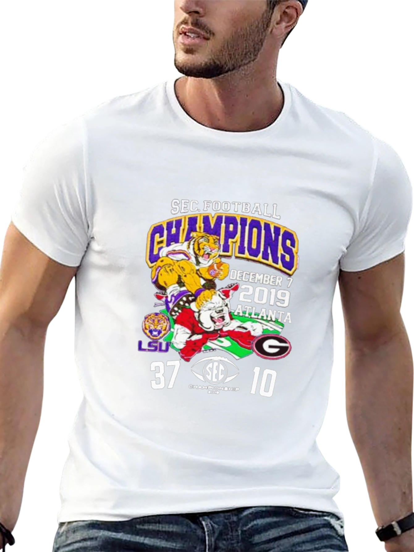 SEC Football Champions LSU Tigers Shirt