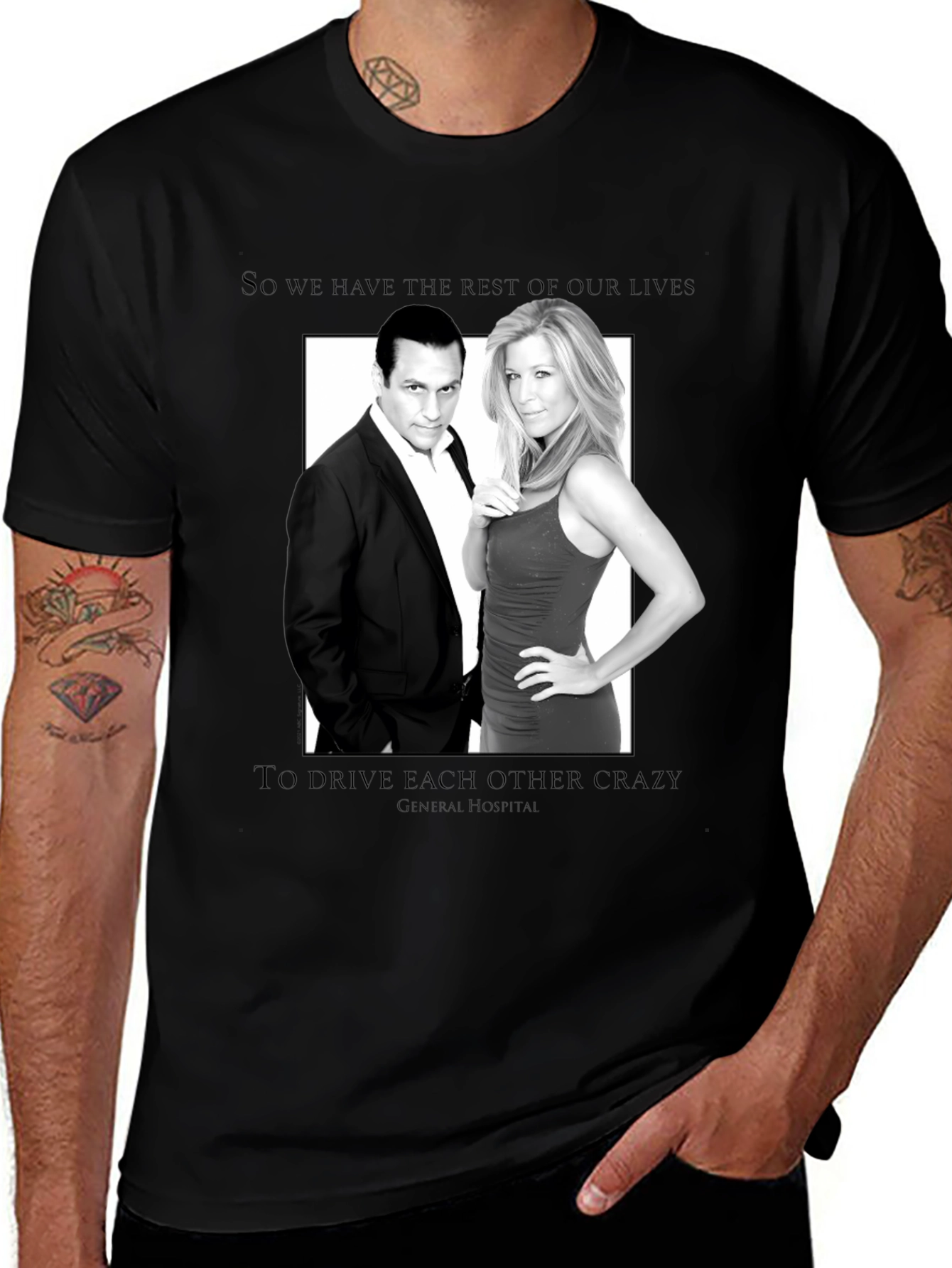 General Hospital T-Shirt: Sonny and Carly - Drive Each Other Crazy