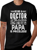 Doctor Papa T-Shirt - Priceless Dad Gift