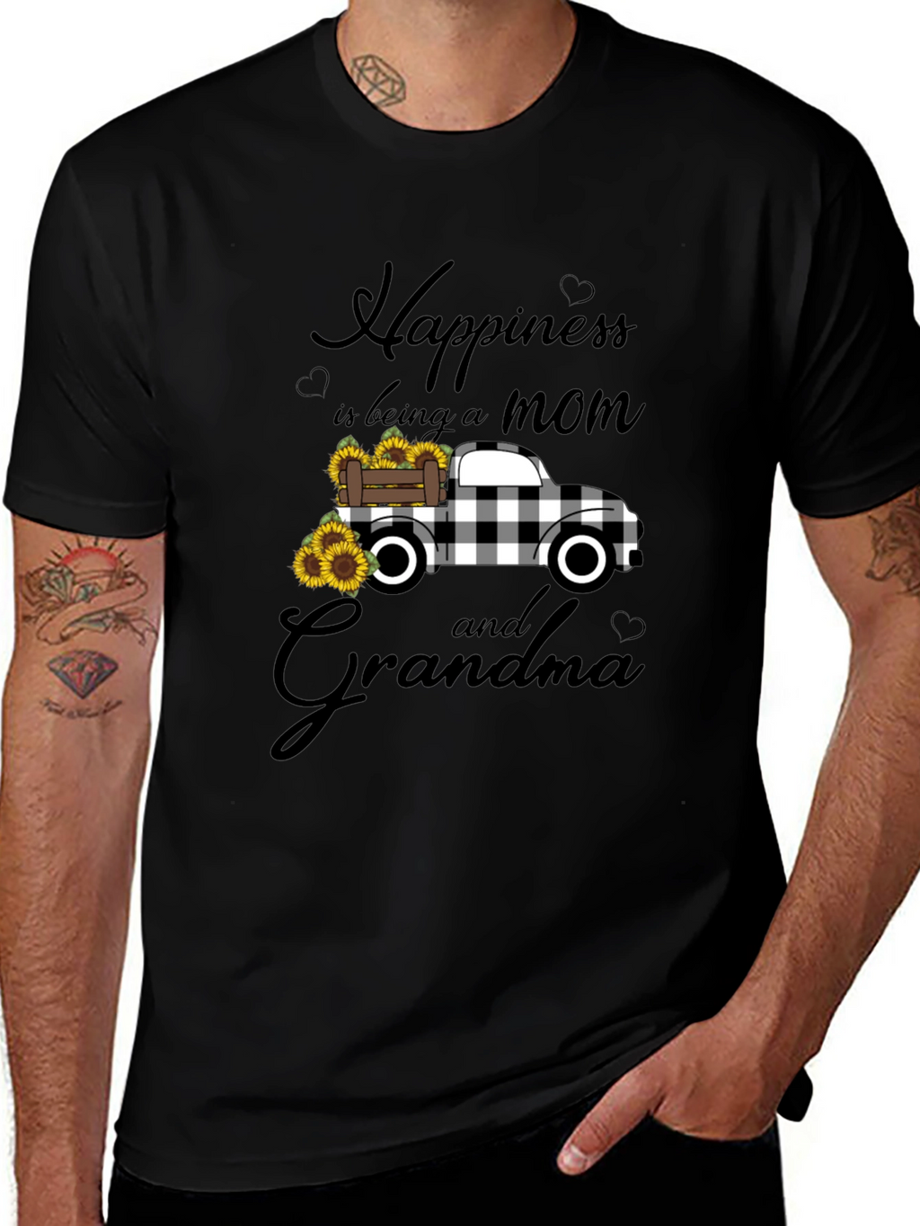 Happiness is Mom and Grandma T-Shirt
