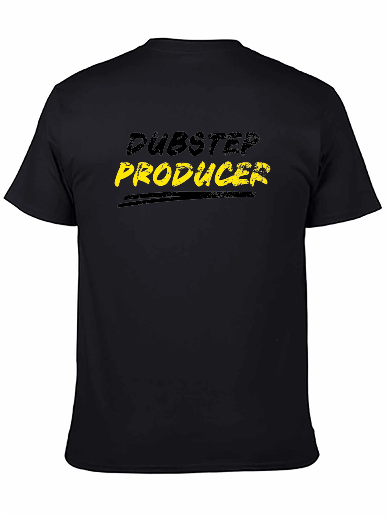 Dubstep Producer Black Cotton T-Shirt