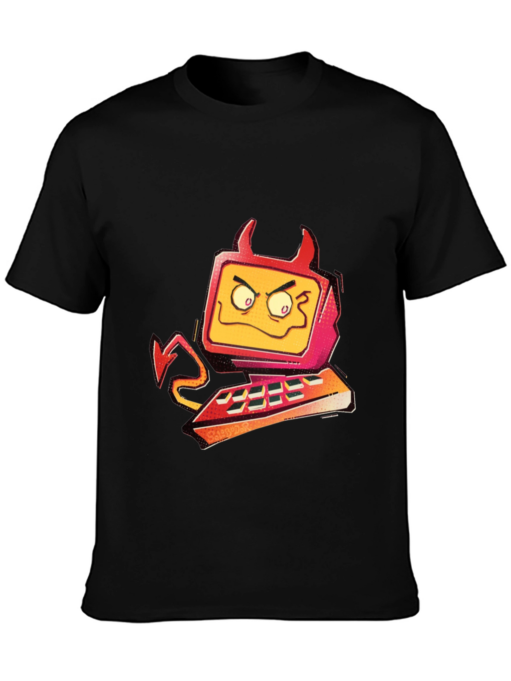 Devil Computer Graphic T-Shirt