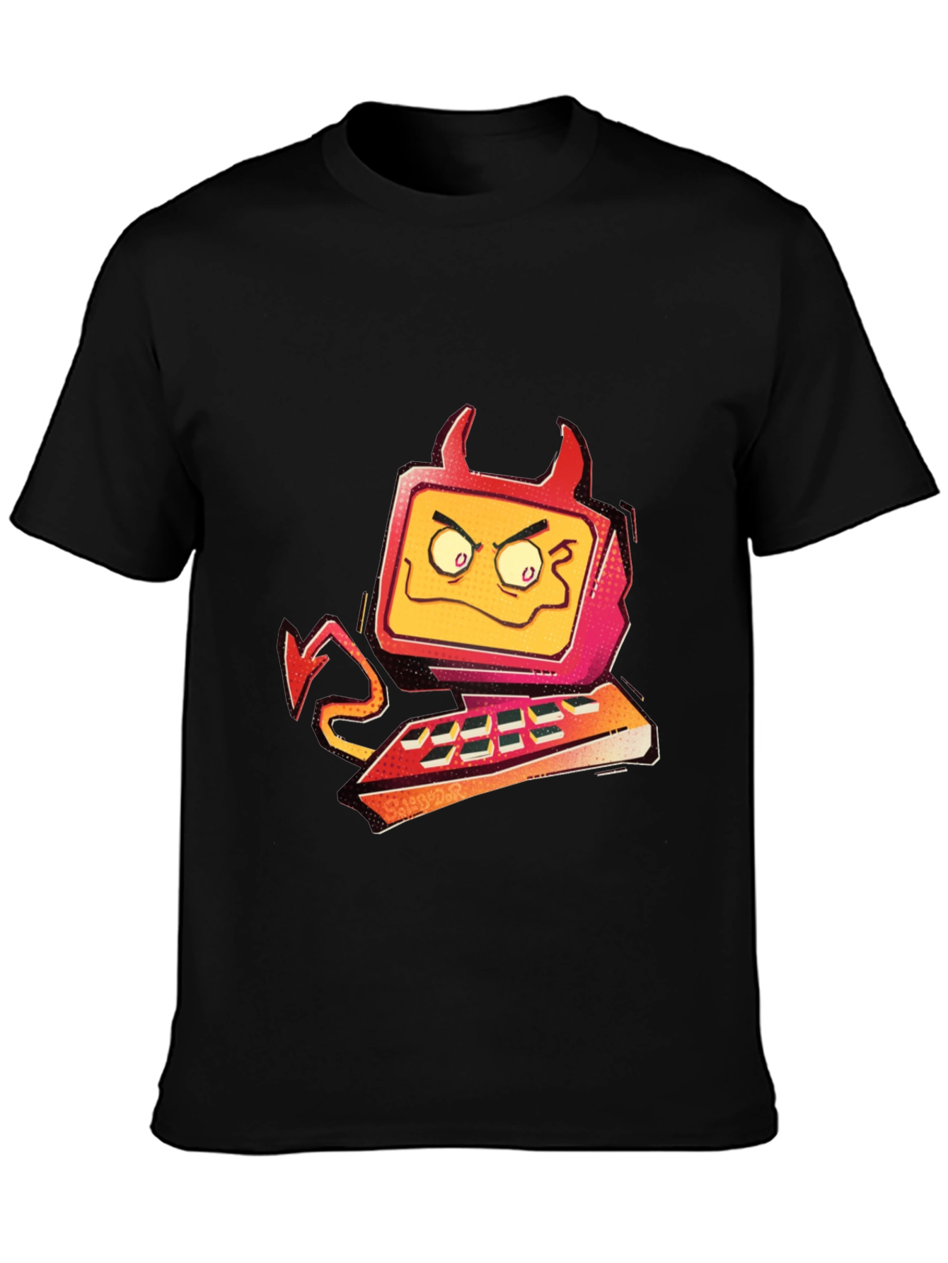 Devil Computer Graphic T-Shirt