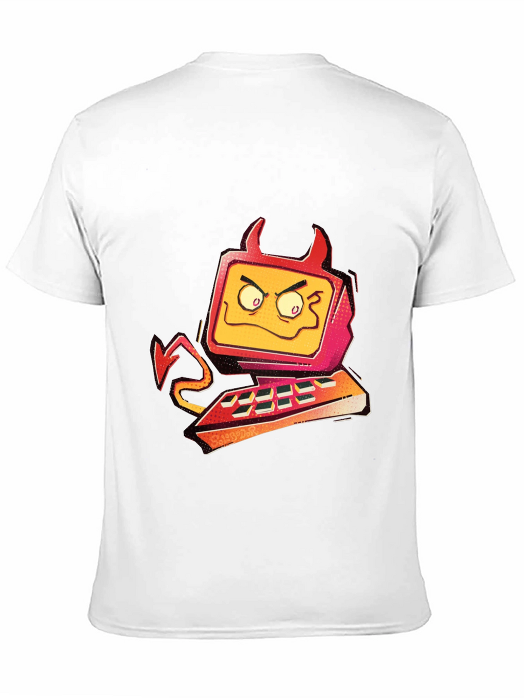 Devil Computer Graphic T-Shirt