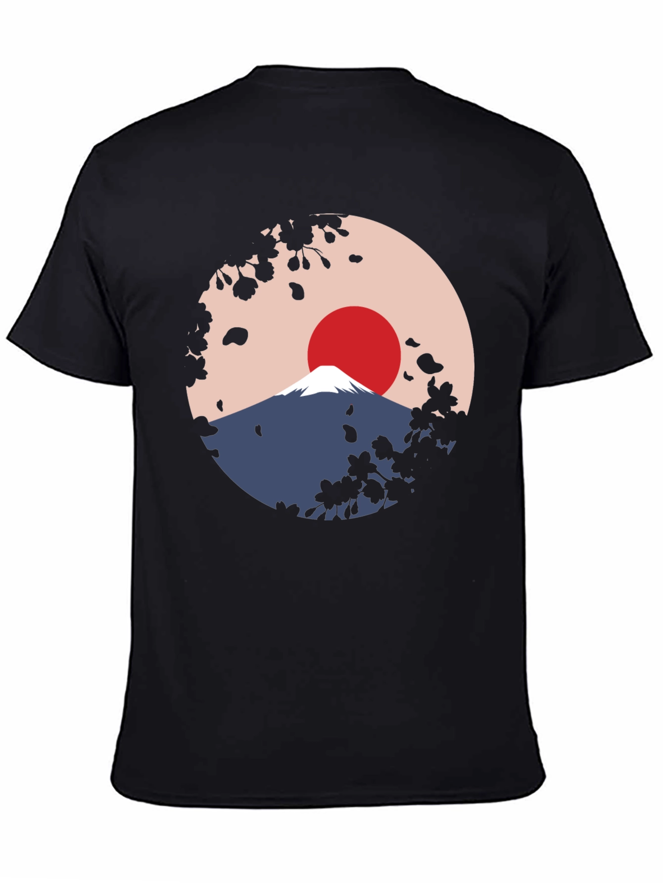 Mount Fuji Graphic T-Shirt - Black