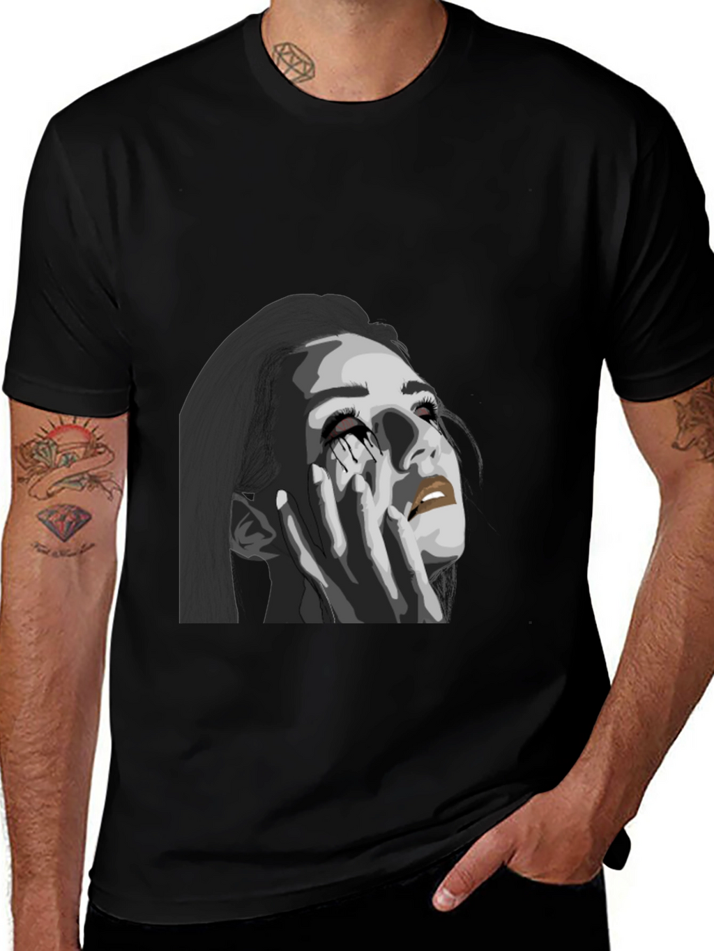 Emotional Graphic Print T-Shirt
