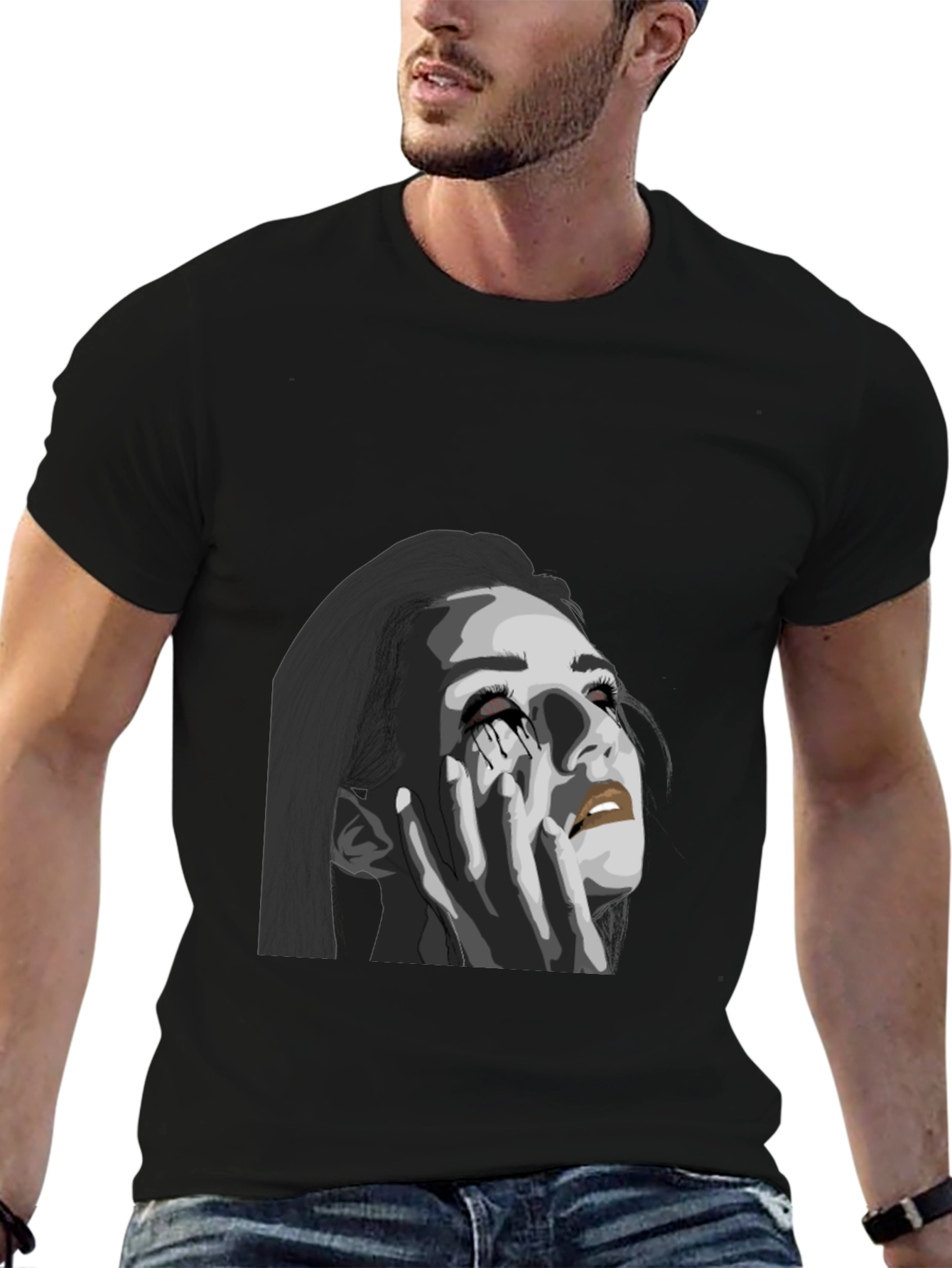 Emotional Graphic Print T-Shirt